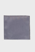 Classic Gray Sateen Pocket Square