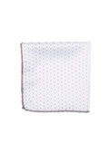 Classic Khaki Dot Patterned Pocket Square