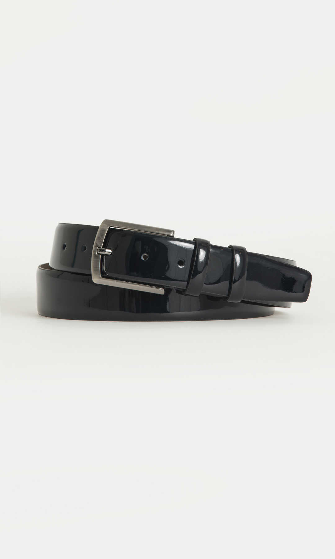 Classic Navy Patent Dress Belt - MIB