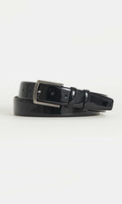 Classic Navy Patent Dress Belt - MIB