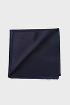 Classic Navy Sateen Pocket Square - MIB