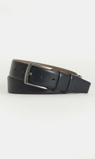 Classic Plain Navy Dress Belt - MIB