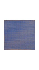 Classic Textured Blue Pocket Square - MIB