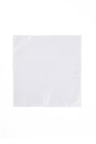 Classic White Satin Pocket Square - SAYKI