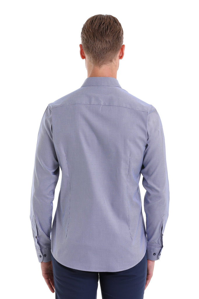 Comfort Fit 100% Cotton Patterned Shirt - MIB