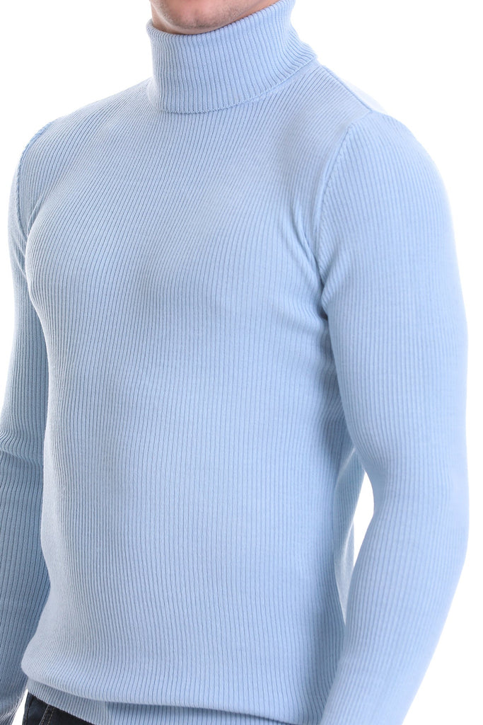 Comfort Fit Basic / Plain Wool & Acyrlic Turtleneck Sweater