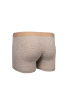 Cotton Blend Dark Beige Jersey Boxer - MIB