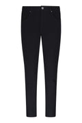 Dynamic Fit 5 Pocket Low Waist Black Casual Pants
