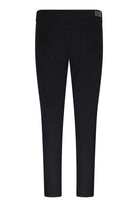 Dynamic Fit 5 Pocket Low Waist Black Casual Pants - SAYKI