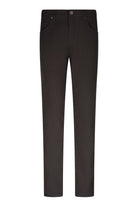 Dynamic Fit Low Waist Cotton Blend Brown Casual Pants - MIB