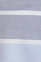 Dynamic Fit Striped Cotton Blend White Casual Shirt - MIB