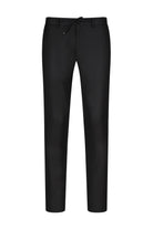 Dynamic Fit Wool Blend Low Waist Dark Brown Dress Pants