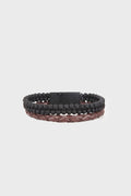 Leather Black - Brown Bracelet