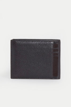 Leather Black Wallet - MIB