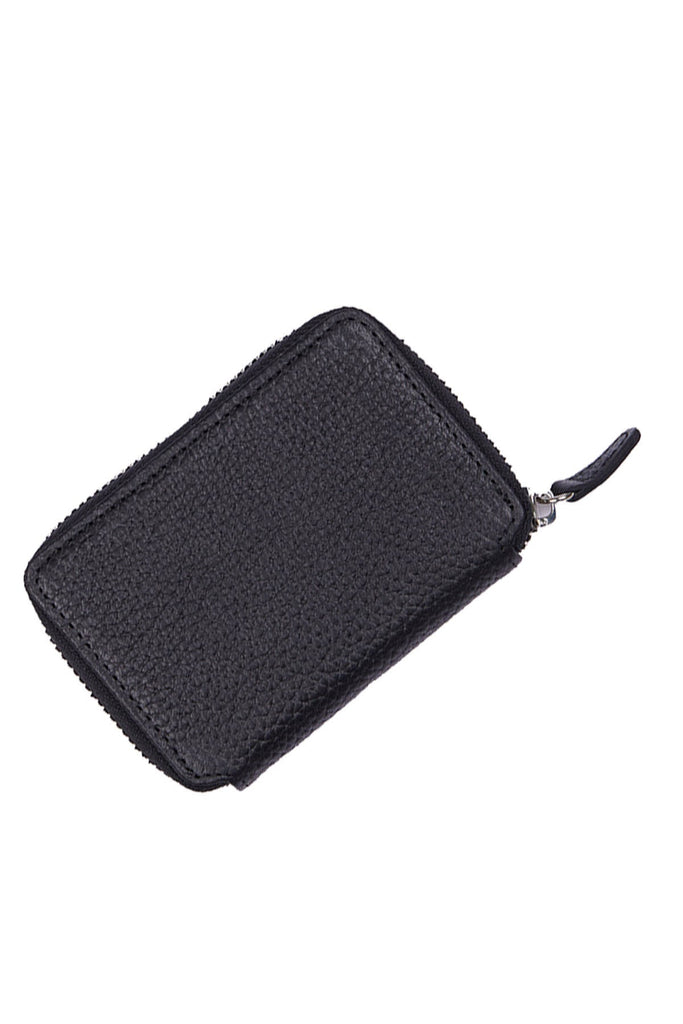 Leather Black Wallet - Black / STD / STD - Wallet