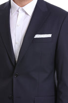 Light Navy Polka Dot Pocket Square - SAYKI