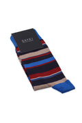 Light Navy Socket Cotton Socks