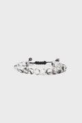 Marble-Style Beaded Natural Stone Bracelet