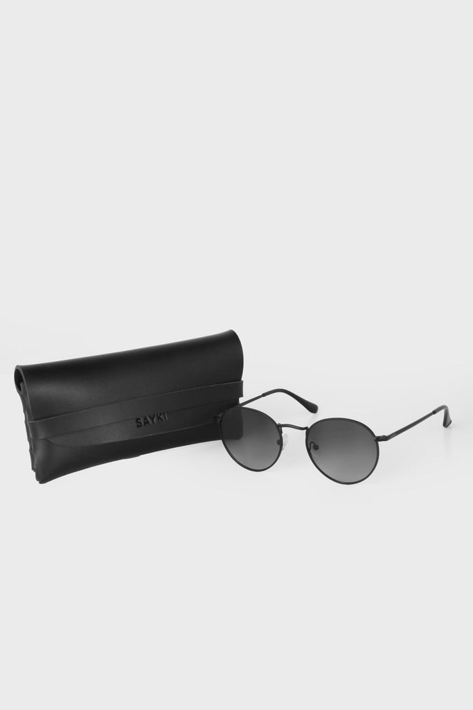 Metal Black - Gray Sunglasses MIB