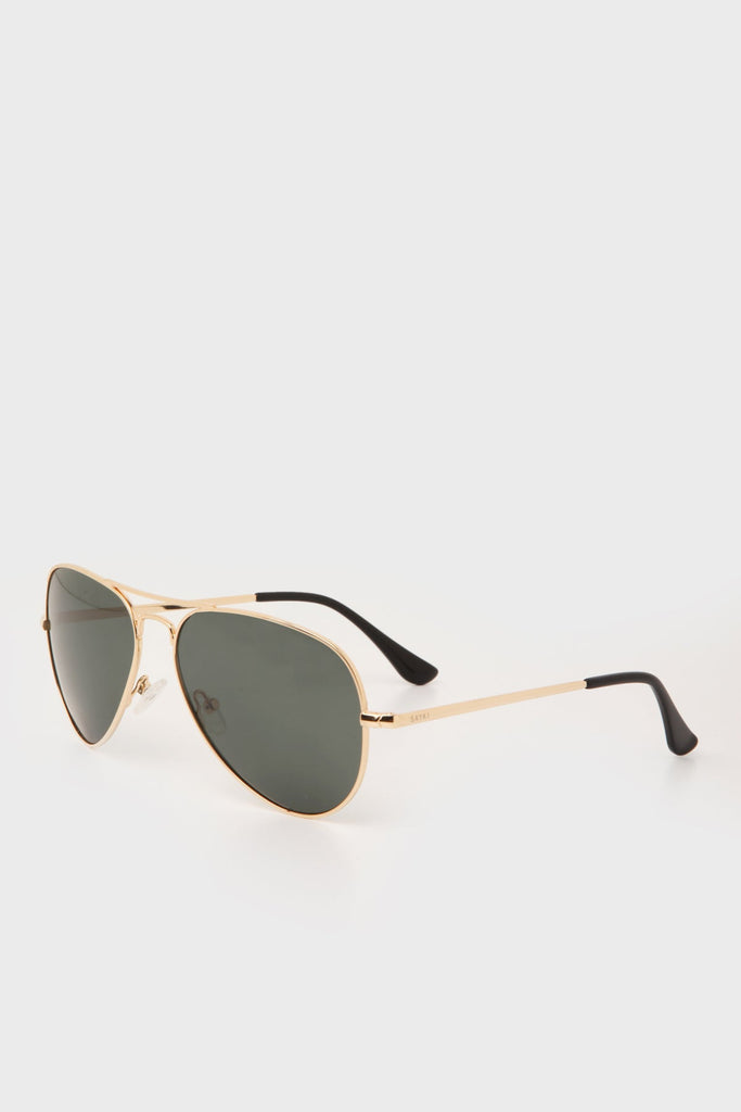 Metal Gold - Green Sunglasses MIB