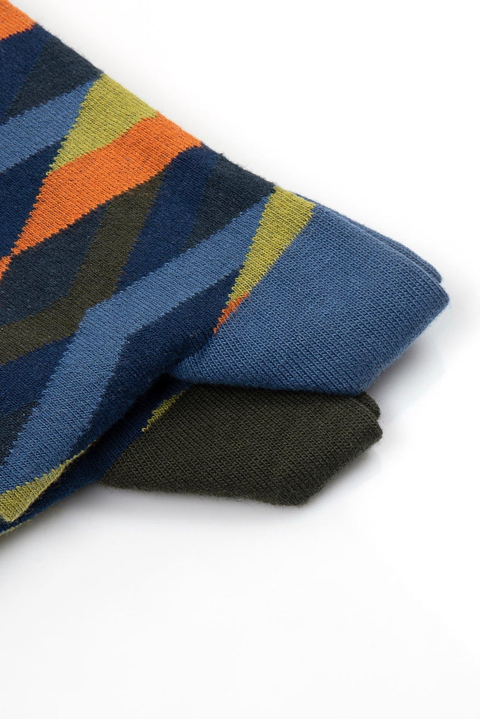 Modelled Cotton Dark Blue - Navy Socks MIB