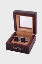 Natural Stone Cufflinks Model 4 - MIB