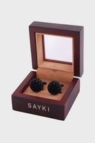 Natural Stone Cufflinks Model 5 - MIB