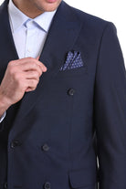 Navy Polka Dot Pocket Square - SAYKI