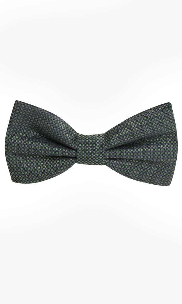 Patterned Green Bow Tie - MIB