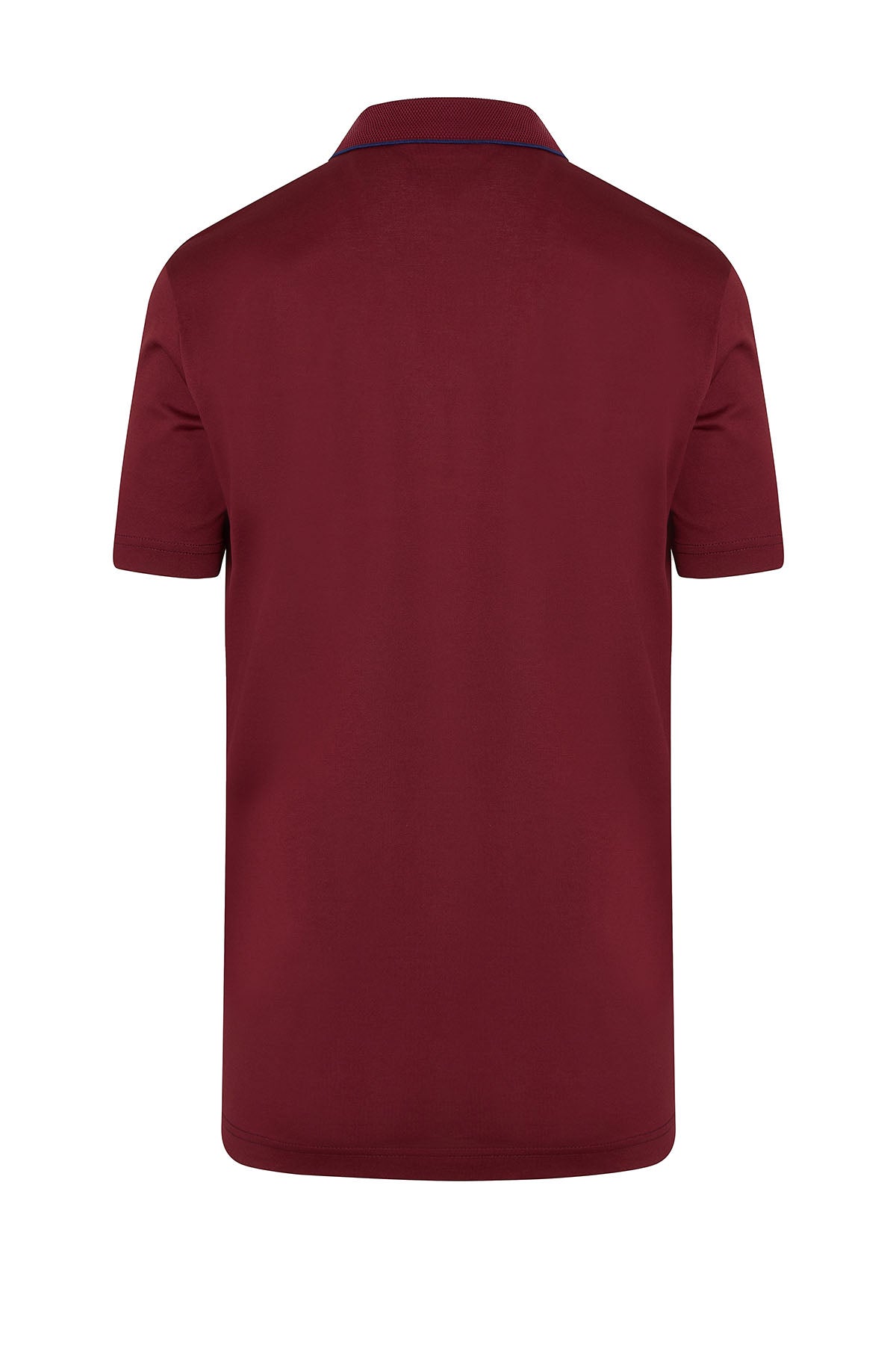 Regular Fit Burgundy Cotton Polo T-Shirt - MIB
