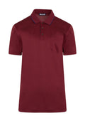 Regular Fit Burgundy Cotton Polo T-Shirt