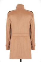 Regular Fit Cachet Double Breasted Wool Blend Camel