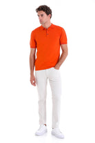 Regular Fit Cinnamon Polo T-Shirt - MIB