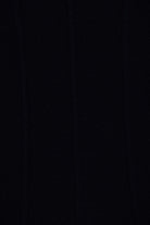 Regular Fit Cotton Blend Black Polo Sweater - SAYKI