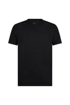 Regular Fit Cotton Blend Black V-Neck T-Shirt - MIB