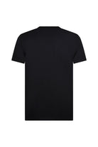 Regular Fit Cotton Blend Black V-Neck T-Shirt - MIB