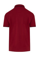 Regular Fit Cotton Blend Burgundy Polo T-Shirt - MIB