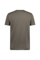 Regular Fit Cotton Blend Khaki V-Neck T-Shirt - MIB