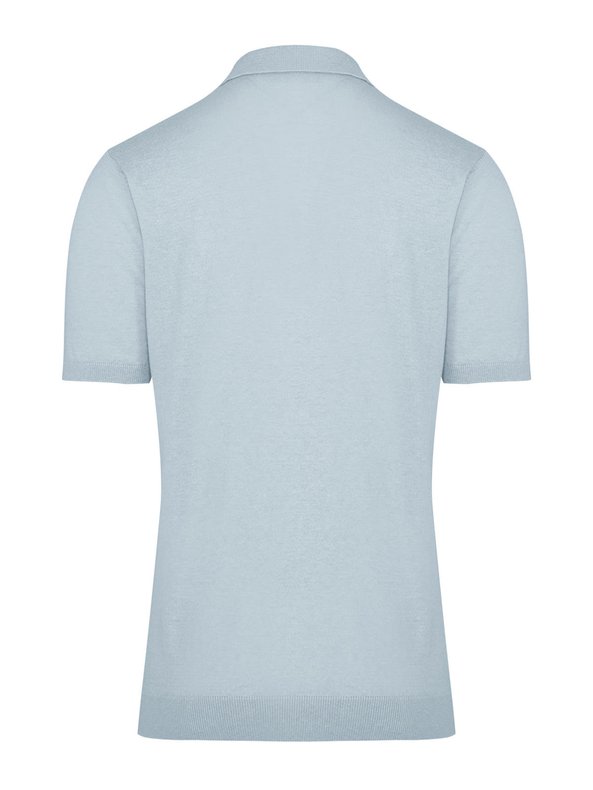 Regular Fit Cotton Blend Light Blue Polo T-Shirt - MIB