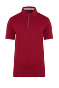 Regular Fit Cotton Burgundy Polo T-Shirt