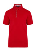 Regular Fit Cotton Red Polo T-Shirt