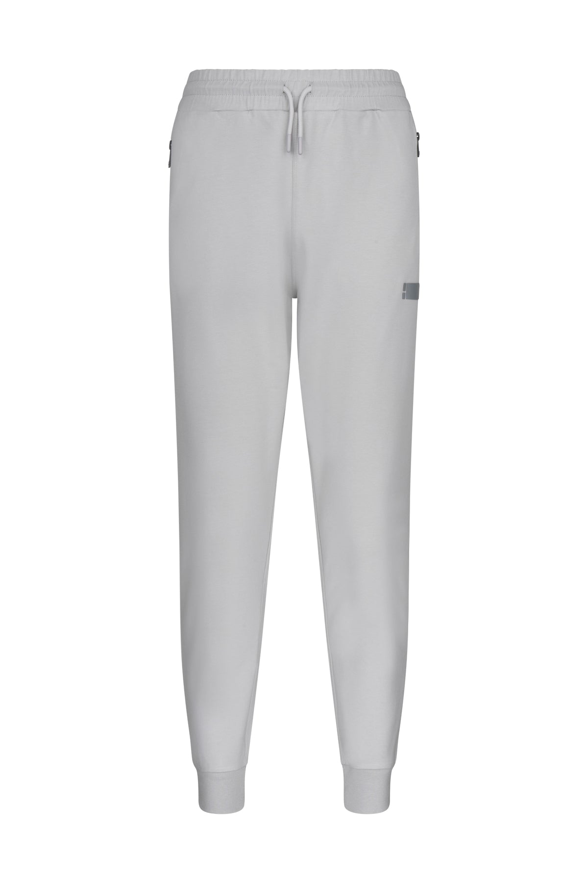Regular Fit High Waist Cotton Blend Gray Sweatpants - MIB