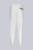 Regular Fit High Waist Cotton Blend White Sweatpants - MIB