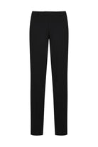 Regular Fit Low Waist Black Dress Pants - SAYKI