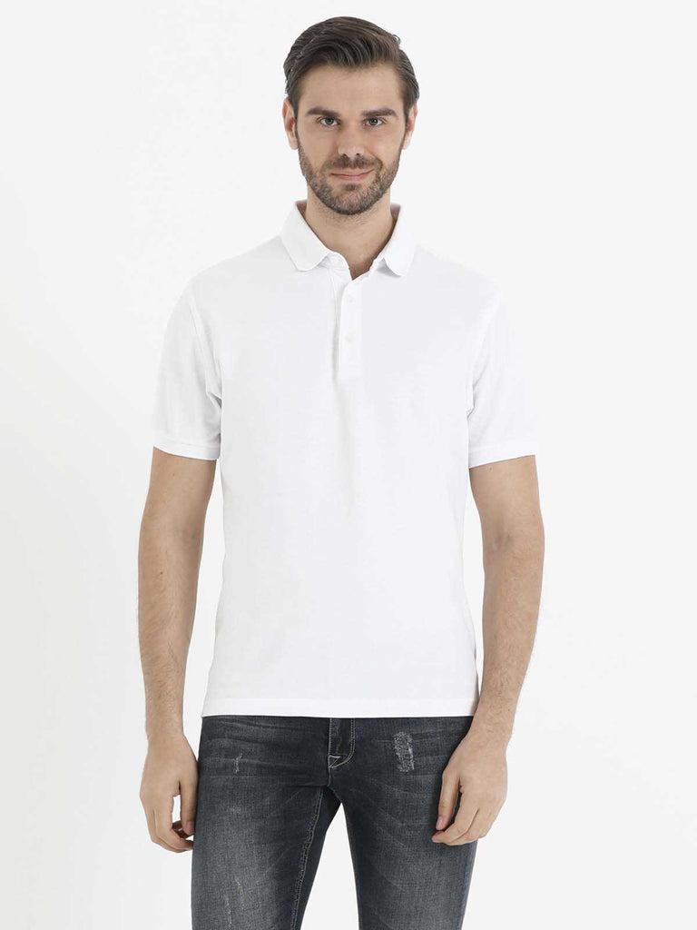 Regular Fit Modelled / Plain 100% Cotton Polo T - shirt