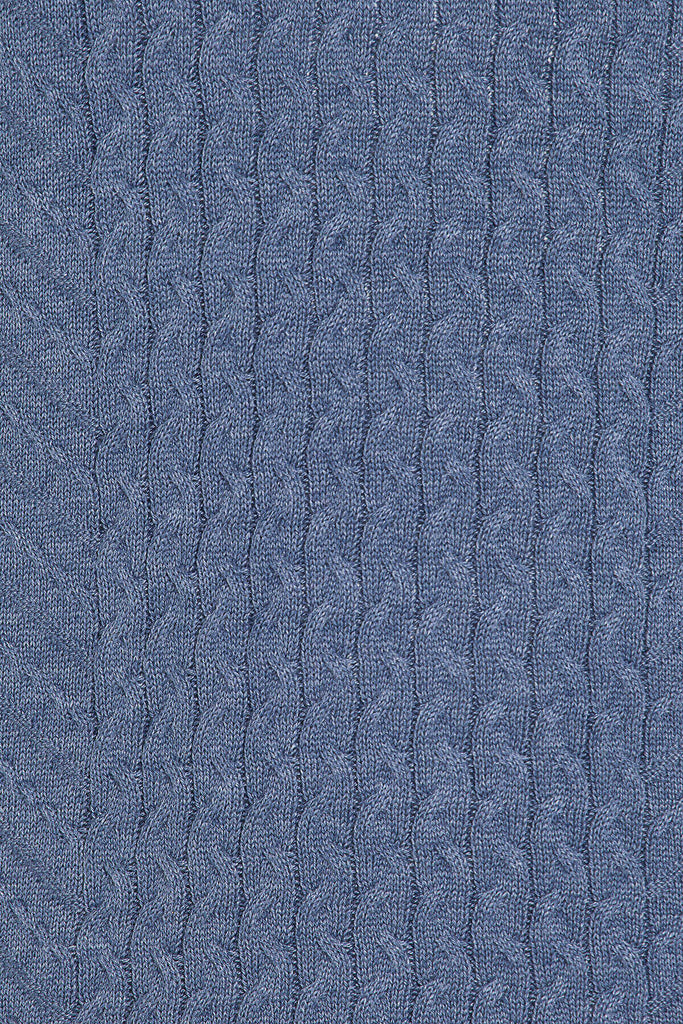 Regular Fit Patterned Cotton Blend Ecru Turtleneck Sweater -
