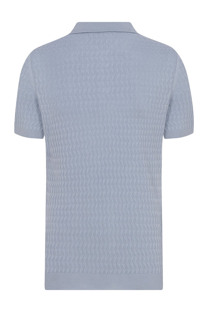 Regular Fit Plain Cotton Blend Ecru Polo T-shirt - MIB