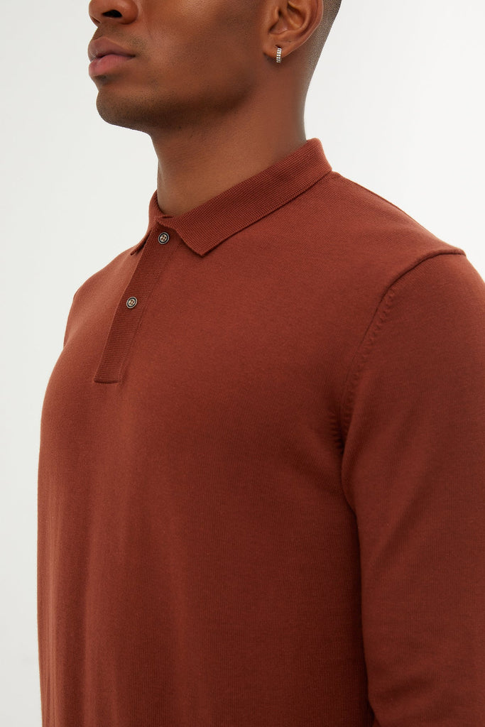 Regular Fit Plain Cotton Blend Green Polo Sweater - MIB
