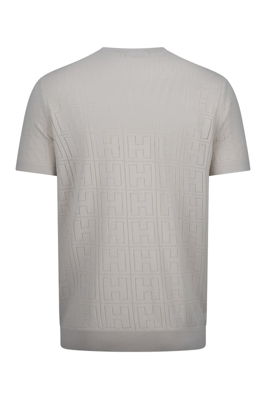Regular Fit Rayon Stone Crewneck T Shirt SAYKI