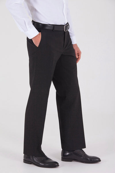 Regular Fit Side Pocket High Waist Black Dress Pants 36 / 6 / Black